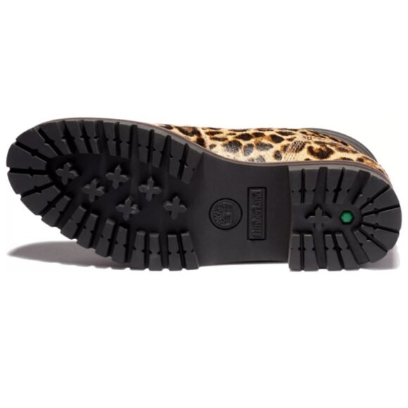 Timberland London Square Calf Hair Cheetah Print Boot, Brown Multi - Picture 3 of 3